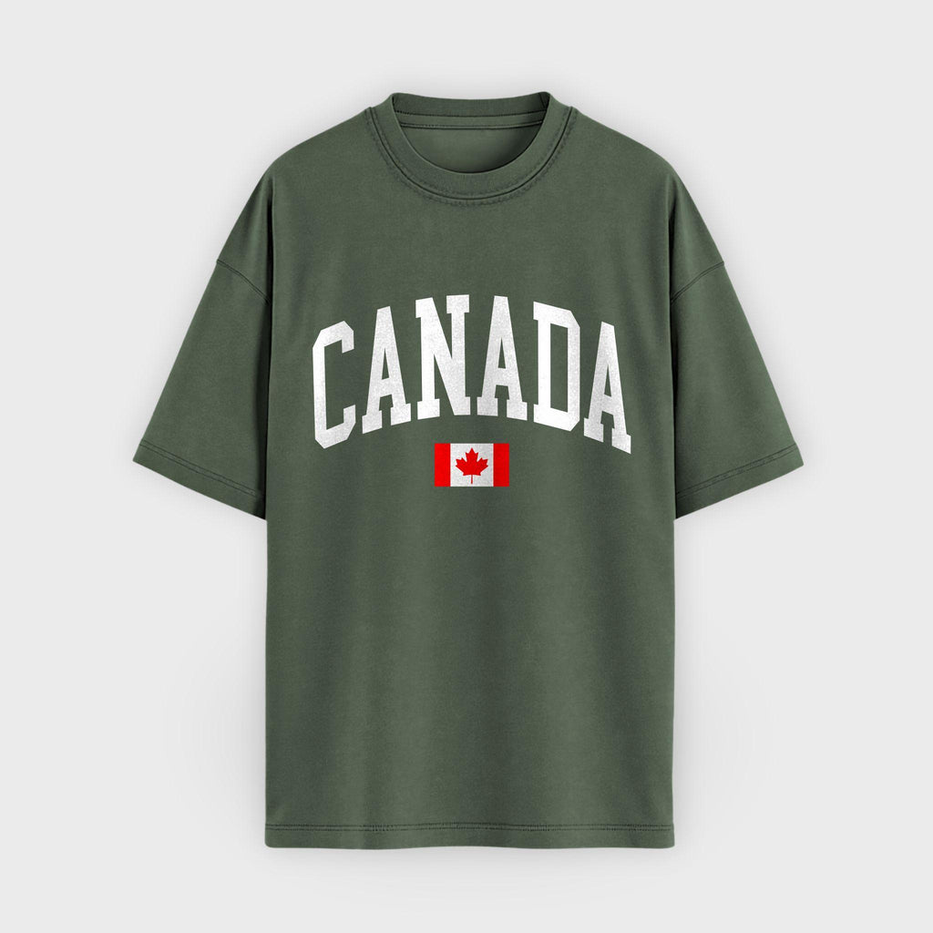 Canada Collegiate Flag T-Shirt