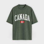 Canada Collegiate Flag T-Shirt
