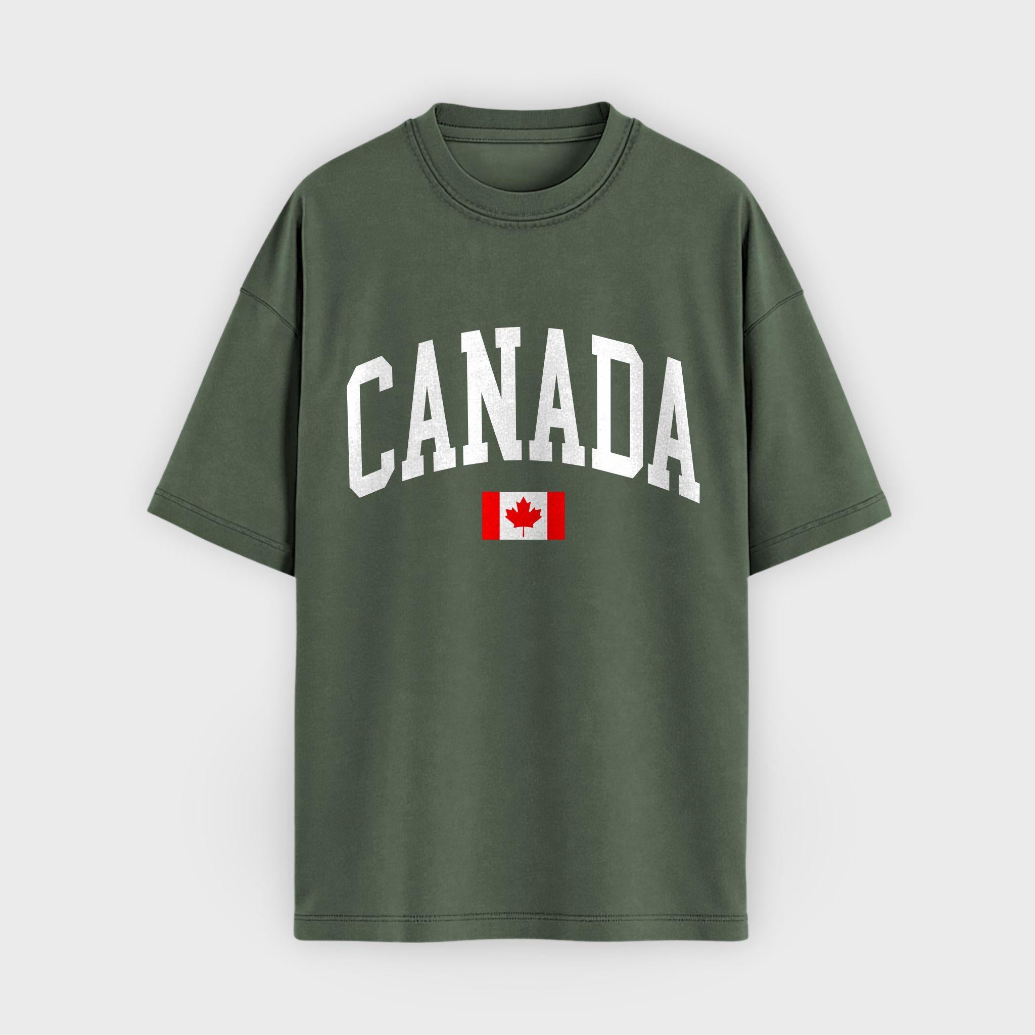 Canada Collegiate Flag T-Shirt