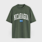 Nicaragua Collegiate Flag T-Shirt
