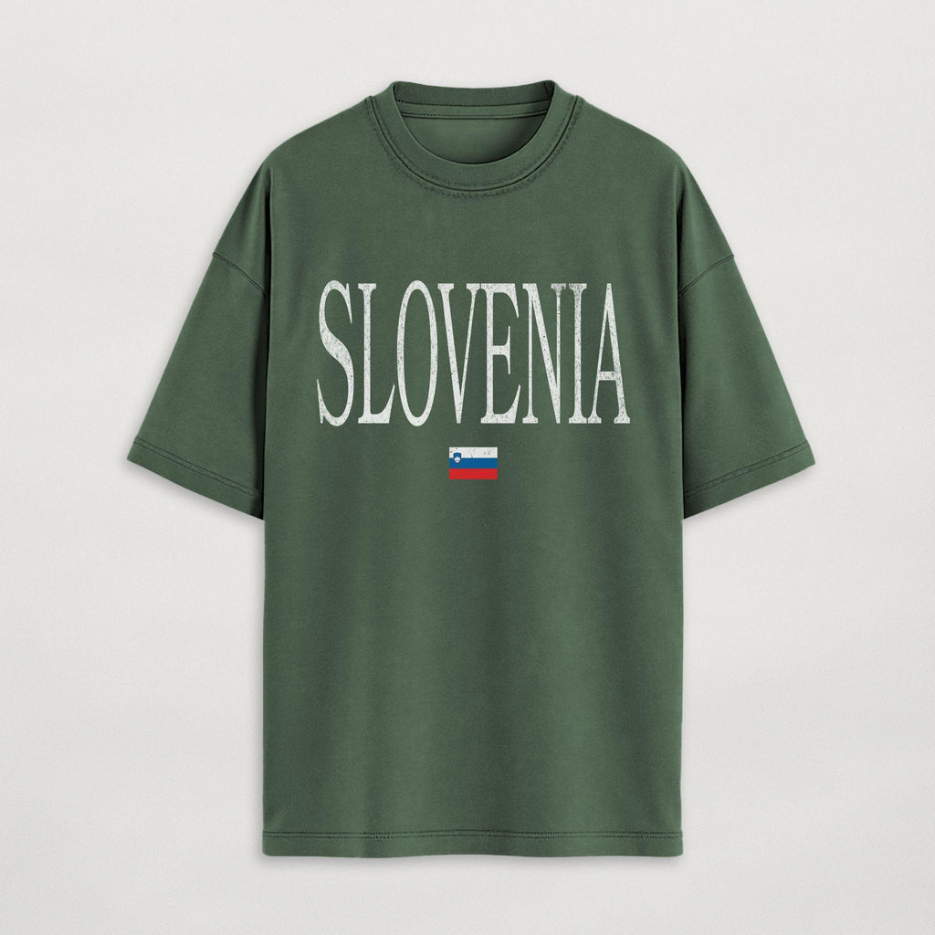 Distressed Slovenia T-Shirt