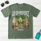 Aix En Provence France Vintage Travel Poster T-Shirt