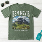Ben Nevis Vintage Poster Scotland T-Shirt