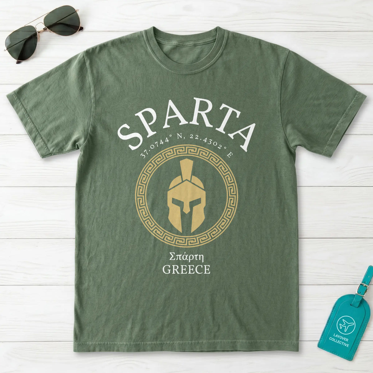 Sparta Greece Emblem T-Shirt