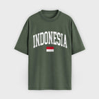 Indonesia Collegiate Flag T-Shirt