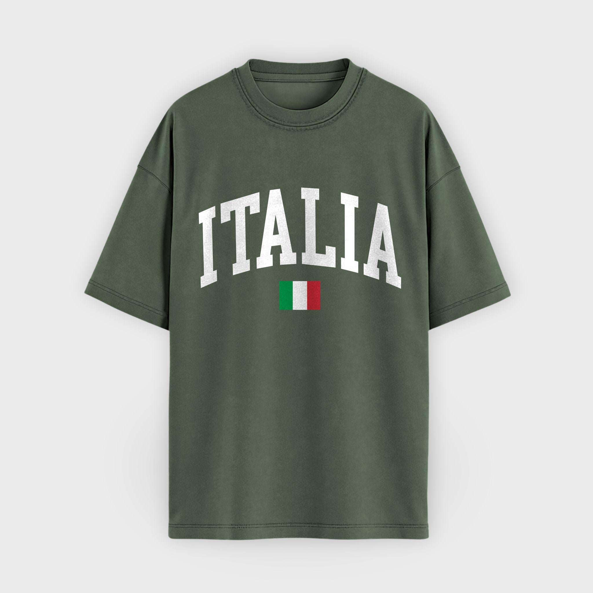 Italia Collegiate Flag T-Shirt