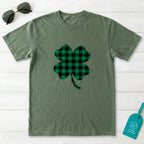 Buffalo Plaid Shamrock T-Shirt