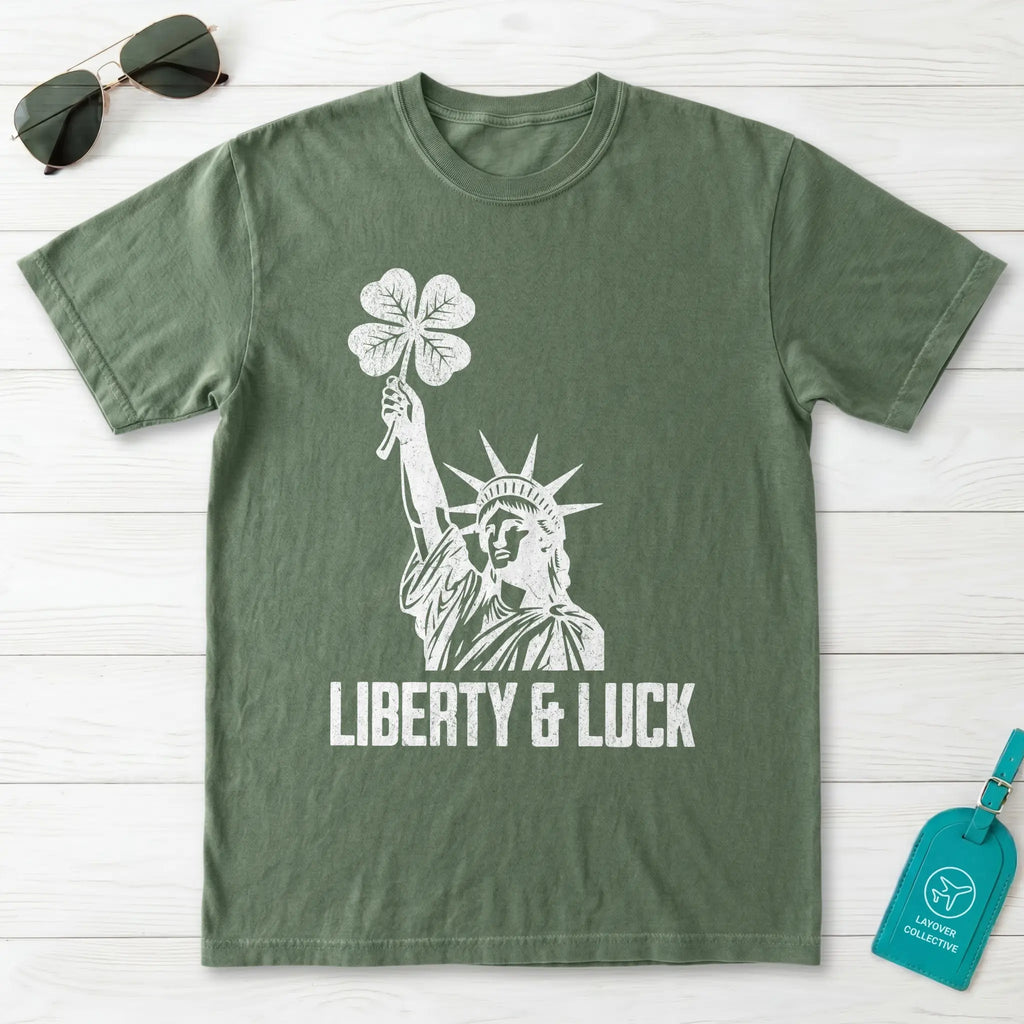 Liberty and Luck Statue T-Shirt