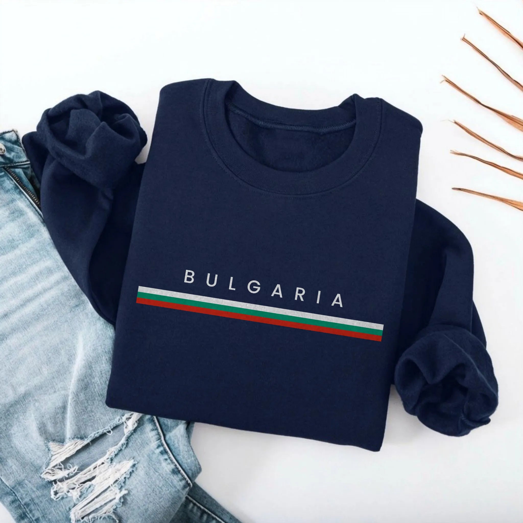 Bulgaria Flagline Sweatshirt