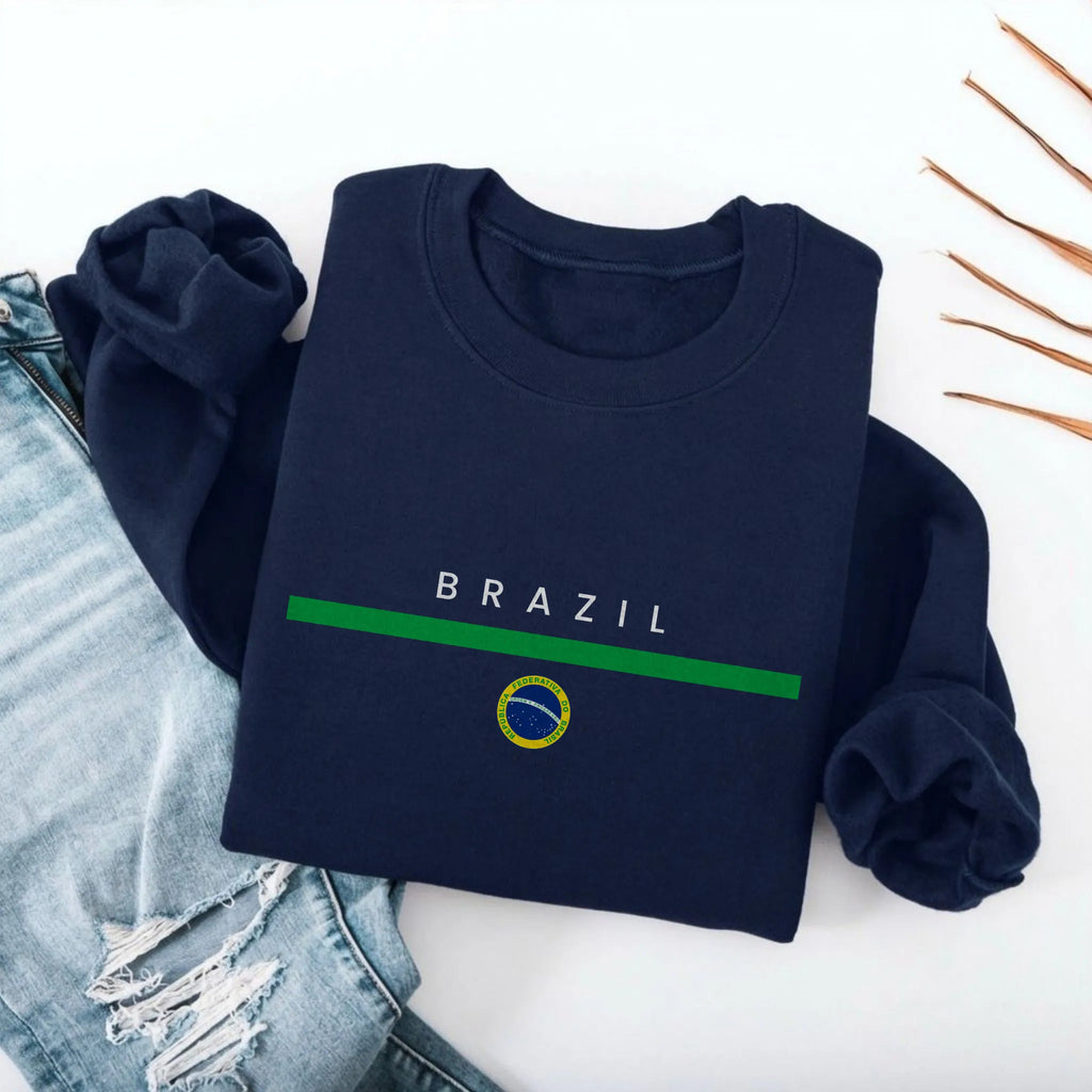 Brazil Flagline Sweatshirt