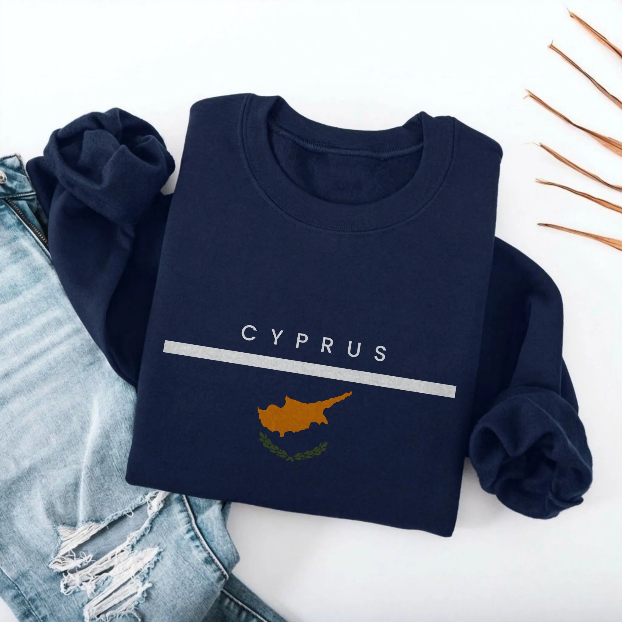 Cyprus Flagline Sweatshirt