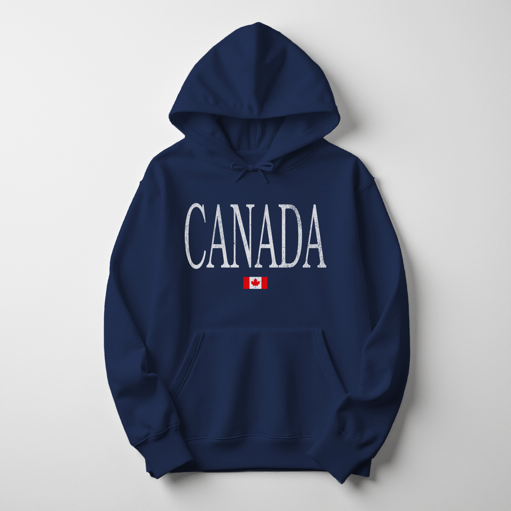 Distressed Canada Hoodie