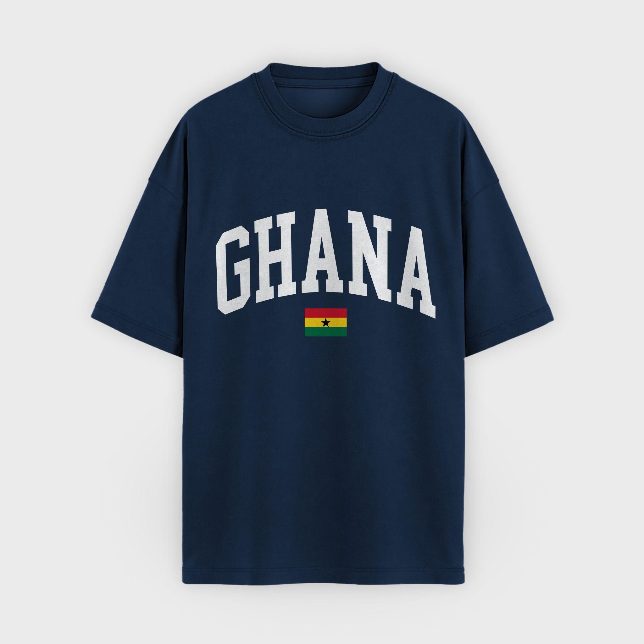 Ghana Collegiate Flag T-Shirt