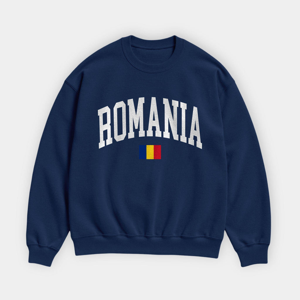 Romania Collegiate Flag Sweatshirt