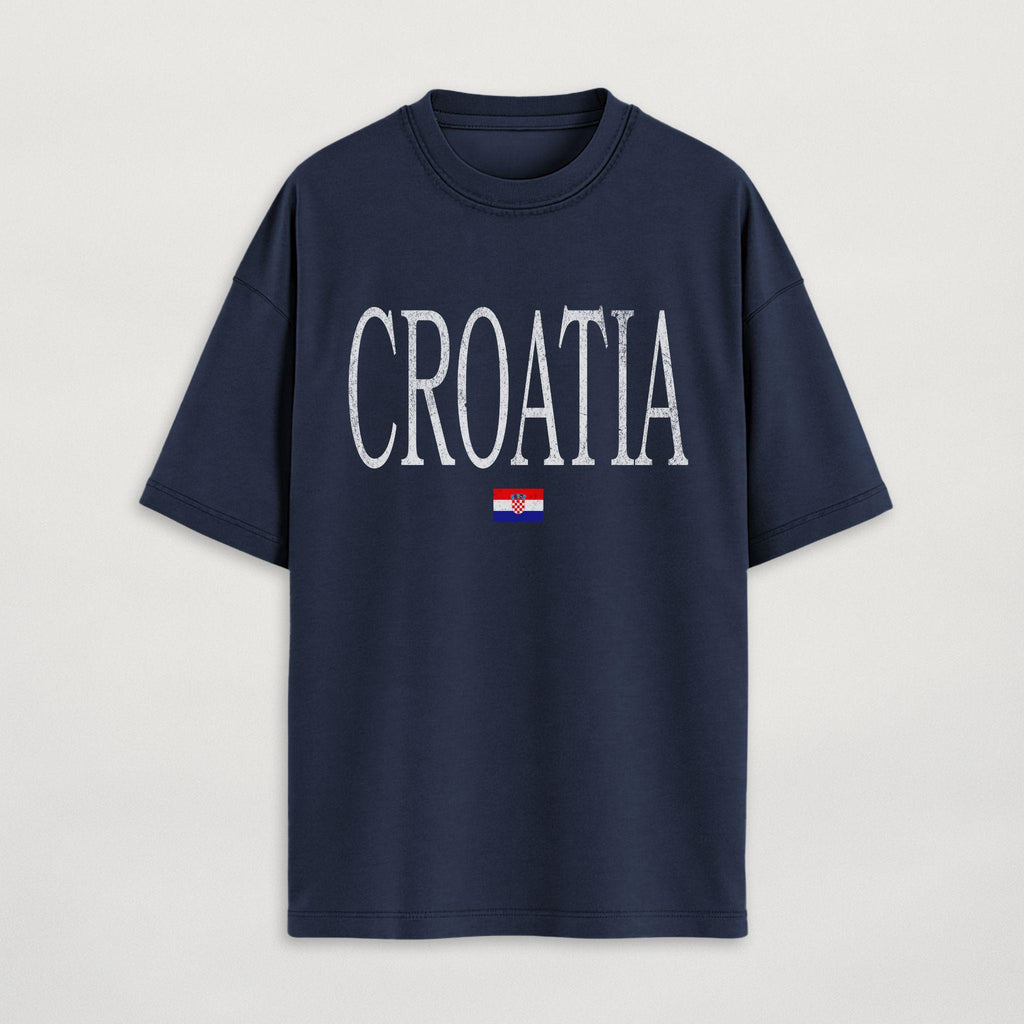 Distressed Croatia T-Shirt
