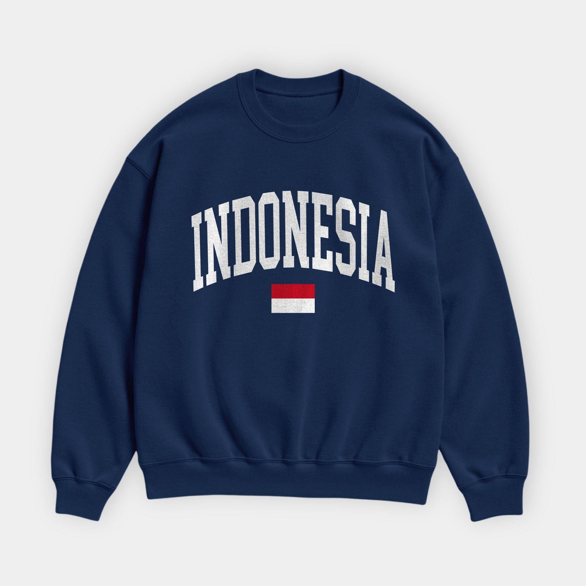 Indonesia Collegiate Flag Sweatshirt