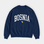 Bosnia Collegiate Flag Sweatshirt