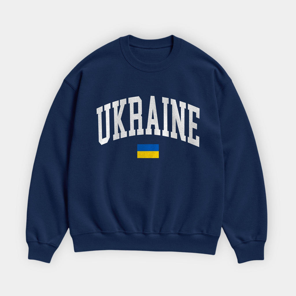 Ukraine Collegiate Flag Sweatshirt
