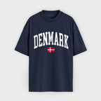 Denmark Collegiate Flag T-Shirt