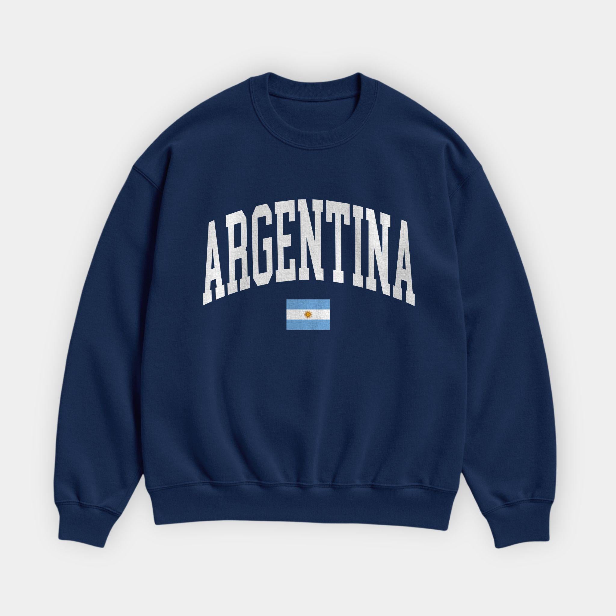 Argentina Collegiate Flag Sweatshirt