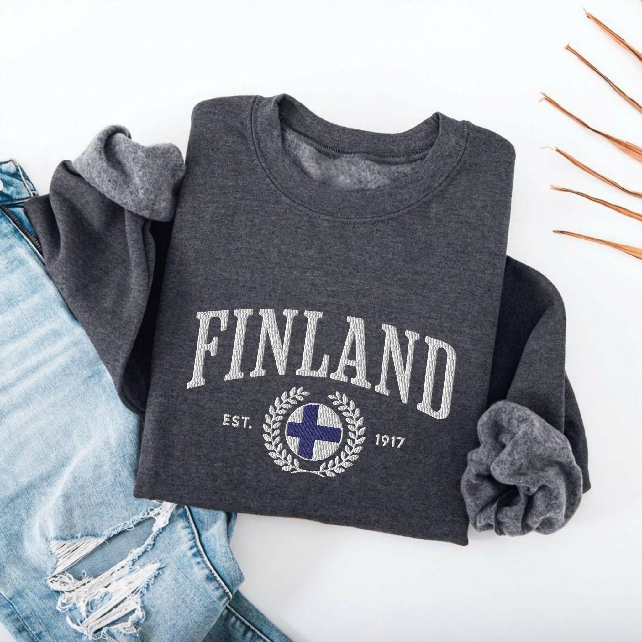 Finland Crest Embroidered Sweatshirt