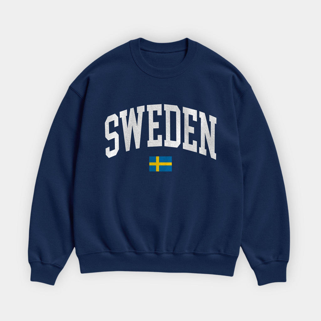 Sweden Collegiate Flag Sweatshirt