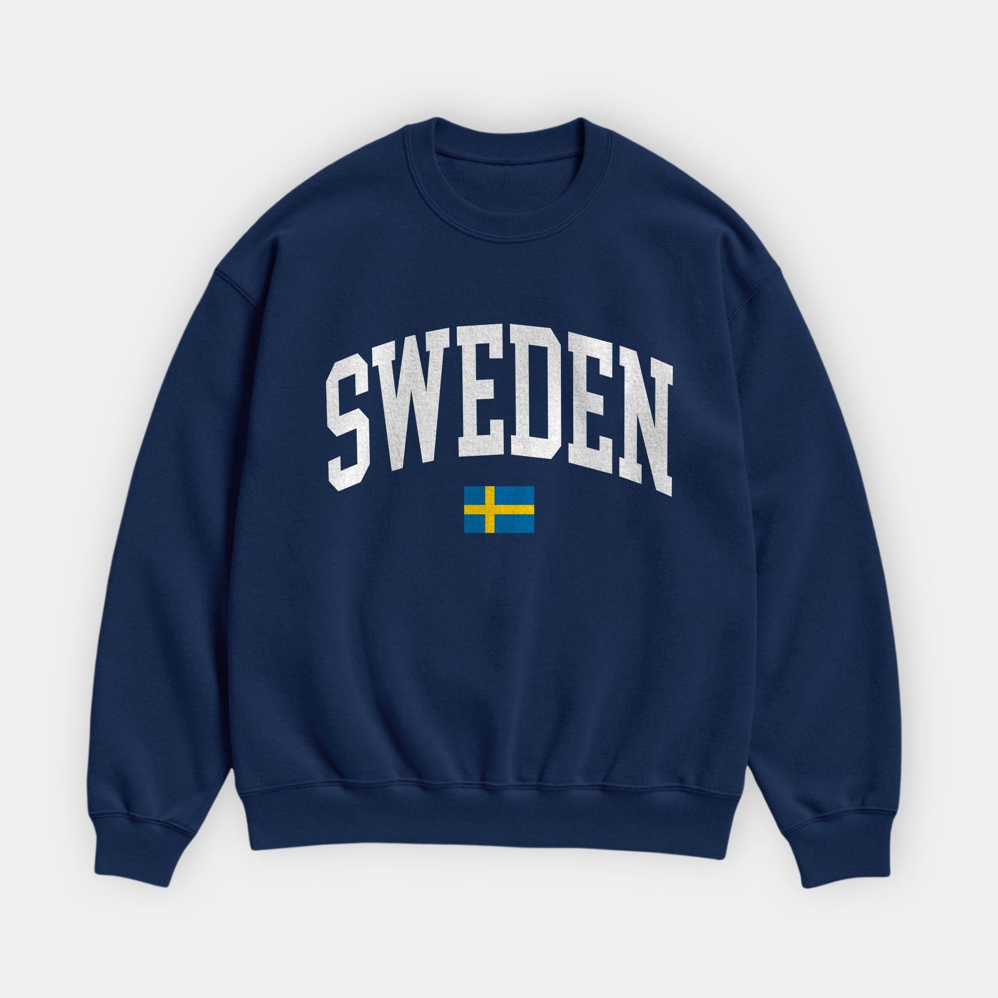 Sweden Collegiate Flag Sweatshirt