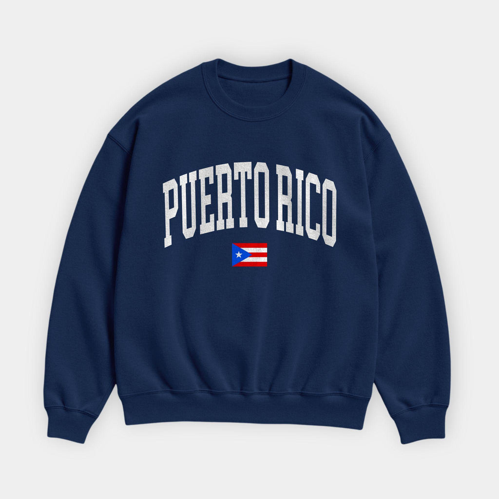 Puerto Rico Collegiate Flag Sweatshirt