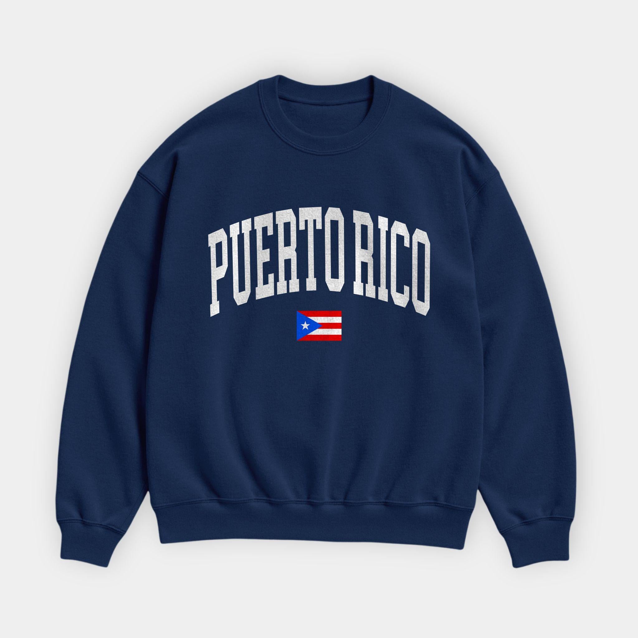 Puerto Rico Collegiate Flag Sweatshirt