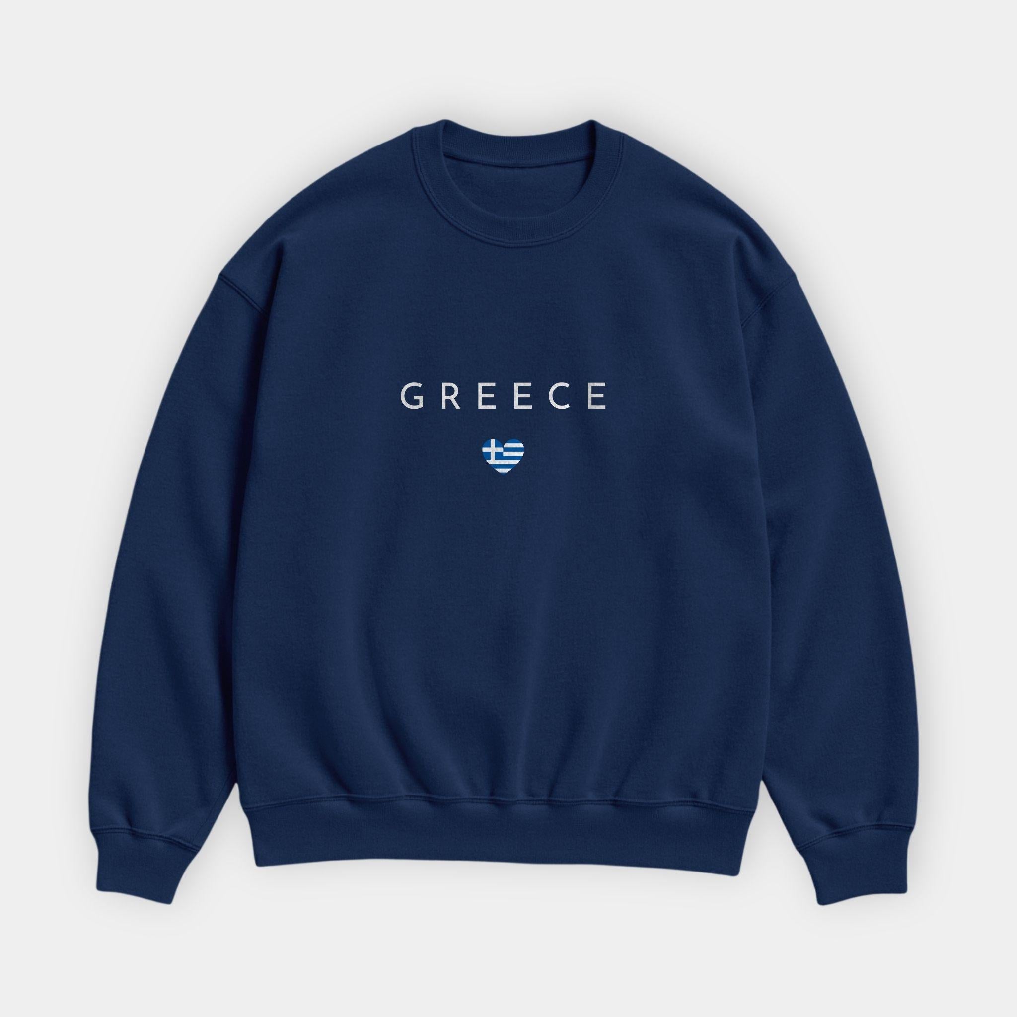 Greece Minimal Flag Sweatshirt