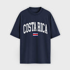 Costa Rica Collegiate Flag T-Shirt