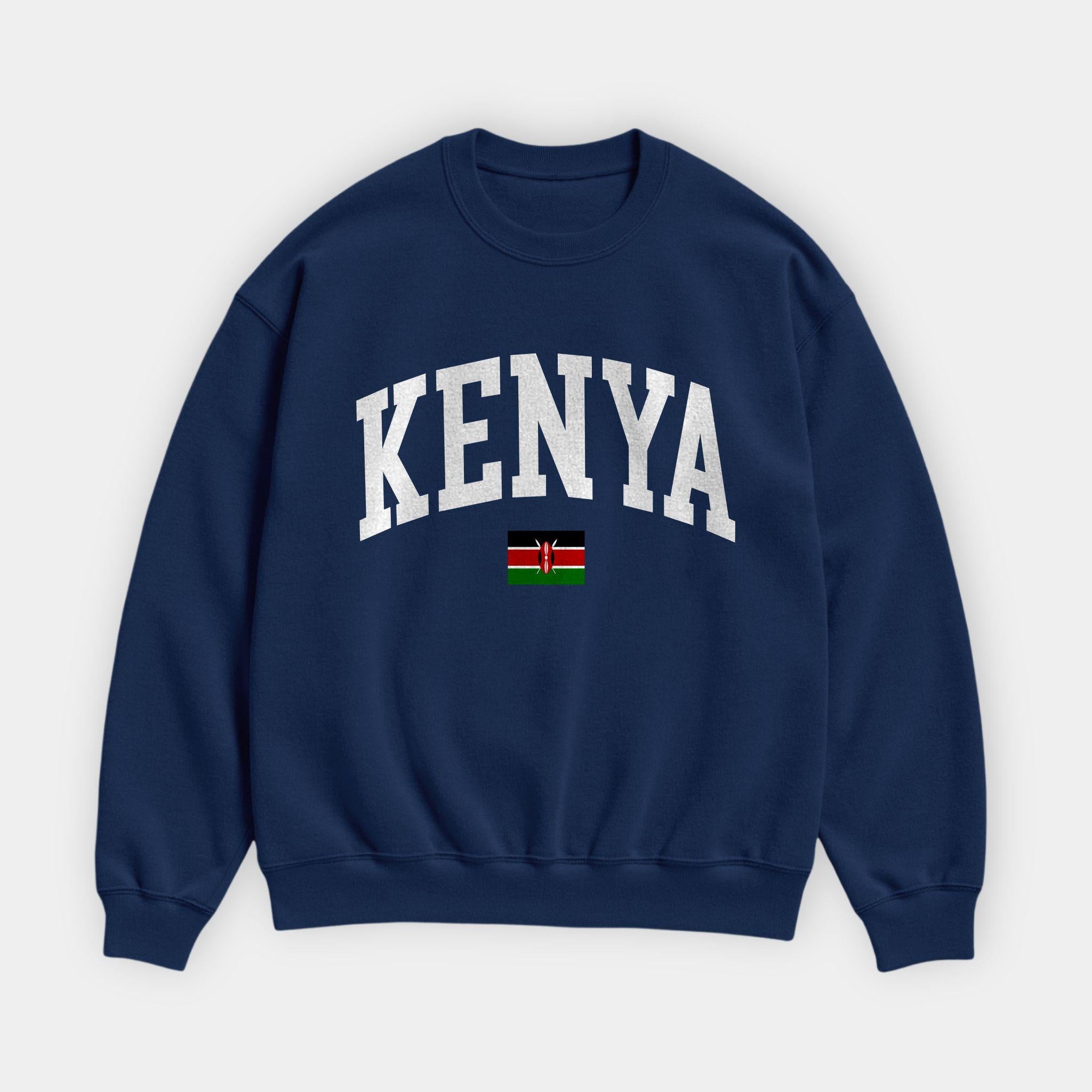 Kenya Collegiate Flag Sweatshirt