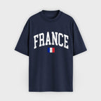 France Collegiate Flag T-Shirt