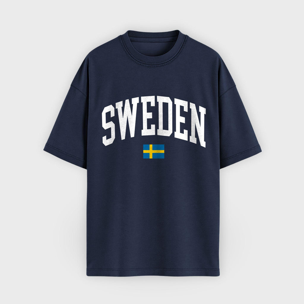 Sweden Collegiate Flag T-Shirt