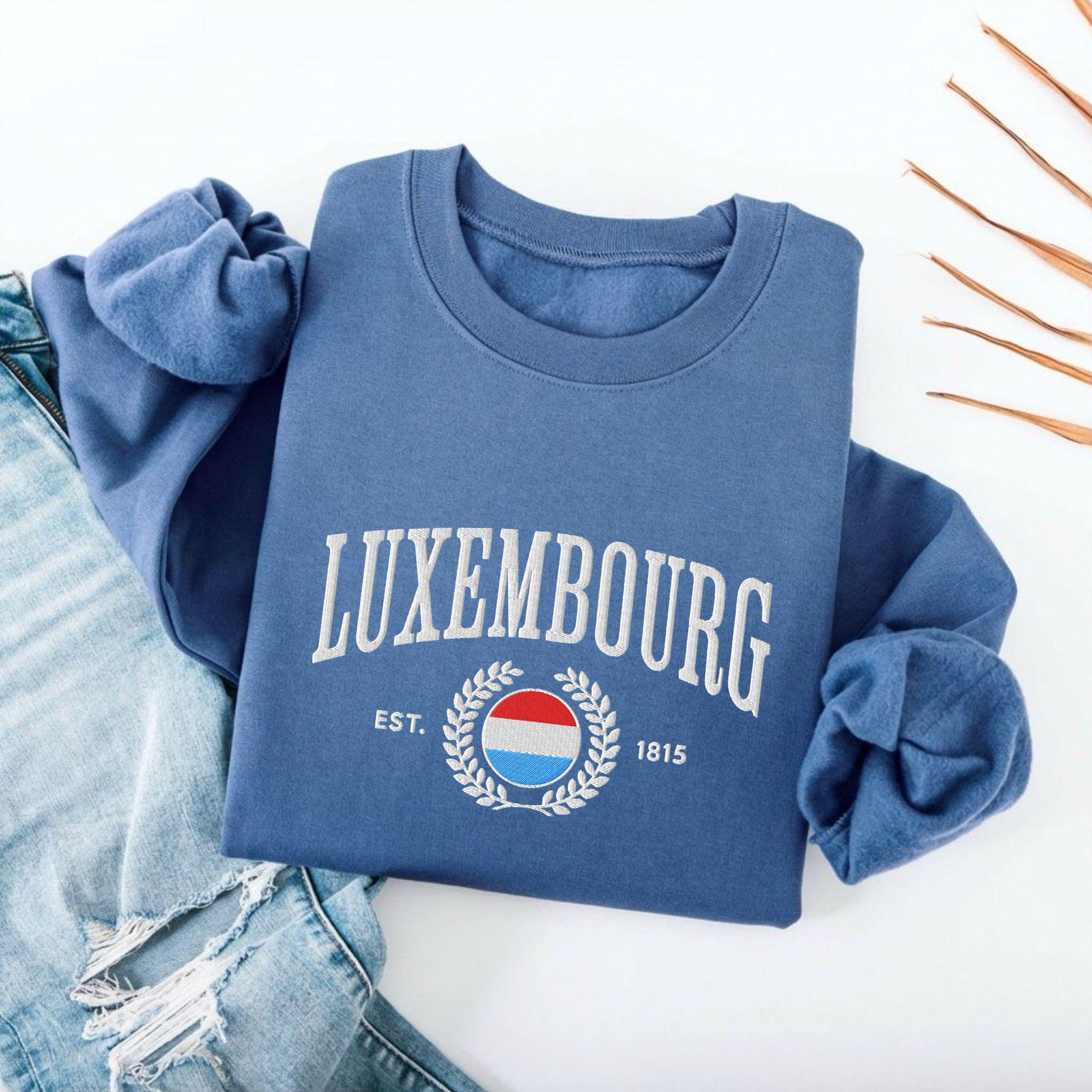 Luxembourg Crest Embroidered Sweatshirt