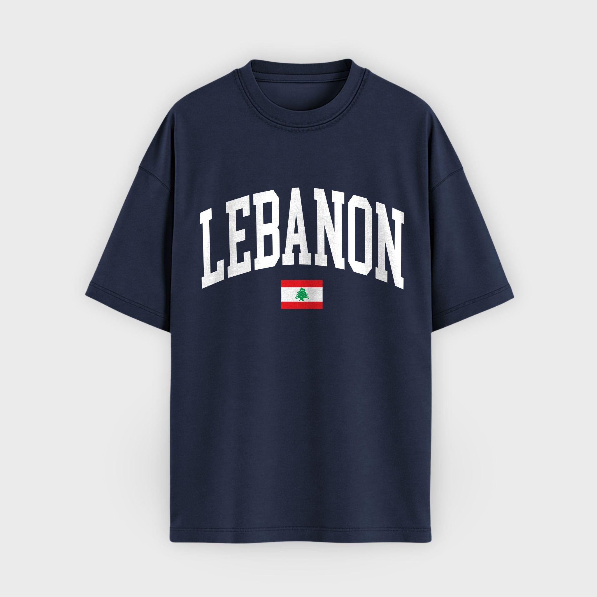 Lebanon Collegiate Flag T-Shirt