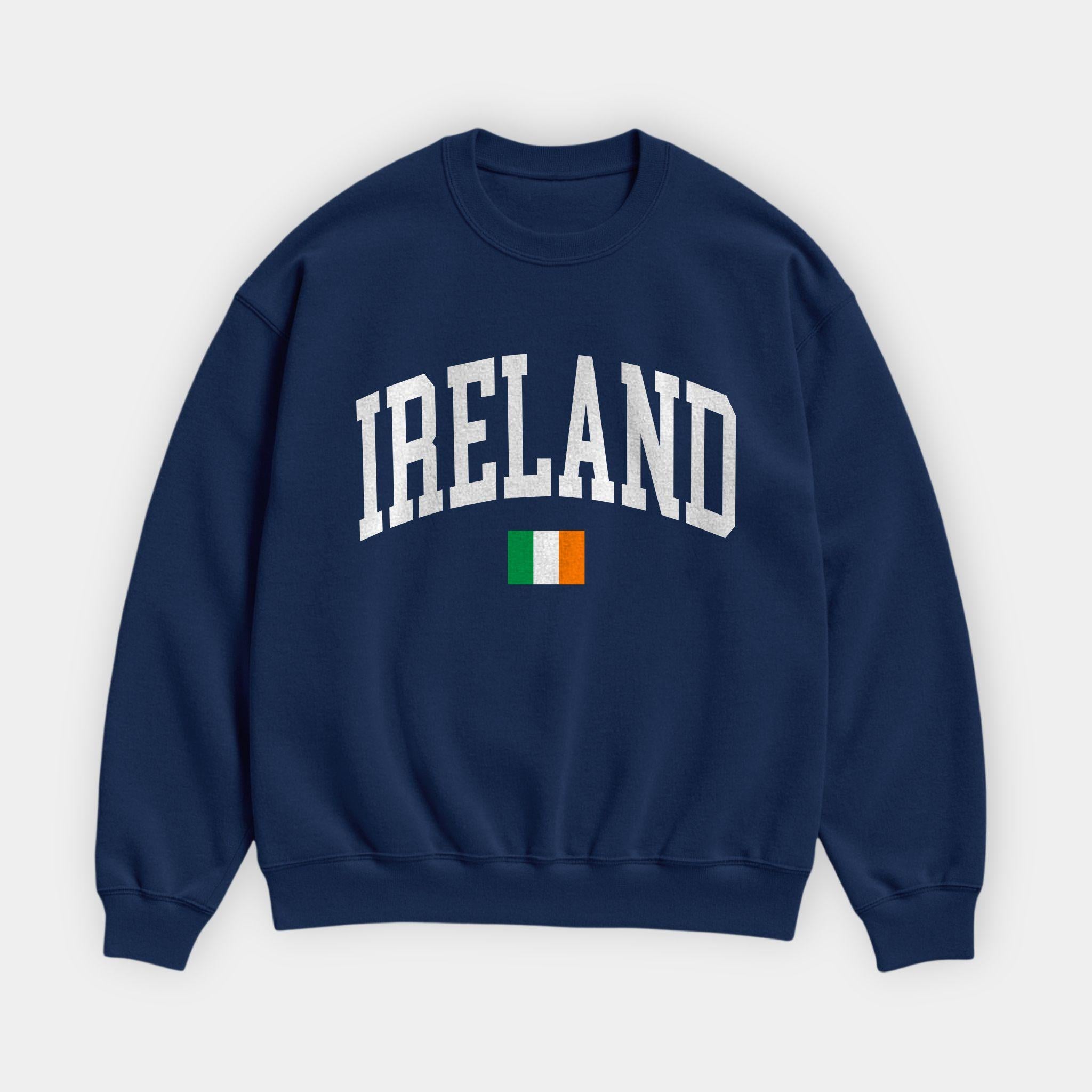 Ireland Collegiate Flag Sweatshirt
