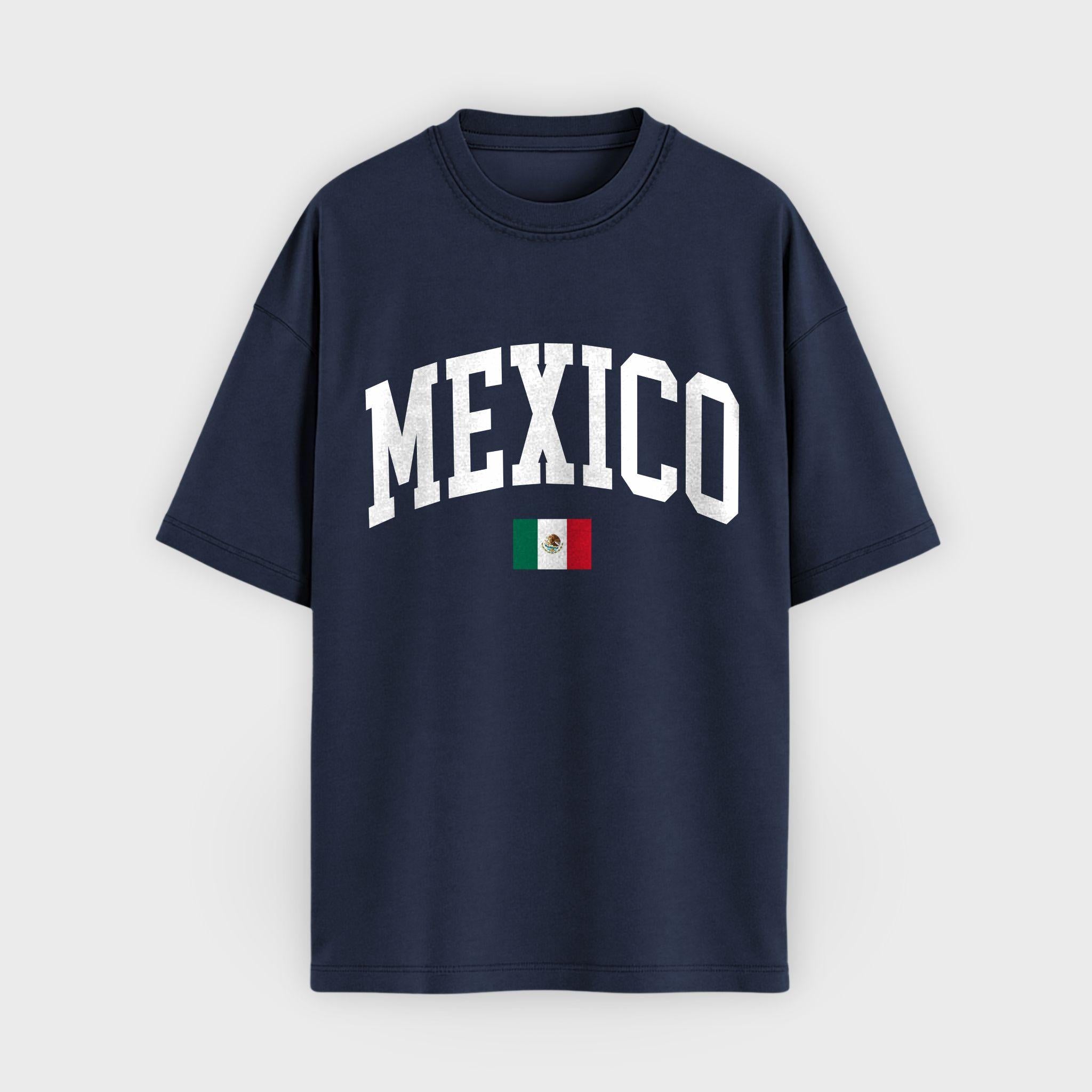 Mexico Collegiate Flag T-Shirt
