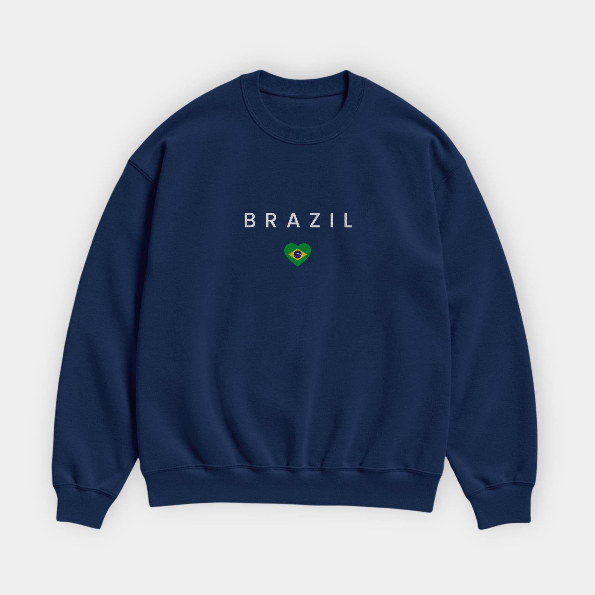 Brazil Minimal Flag Sweatshirt