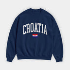 Croatia Collegiate Flag Sweatshirt