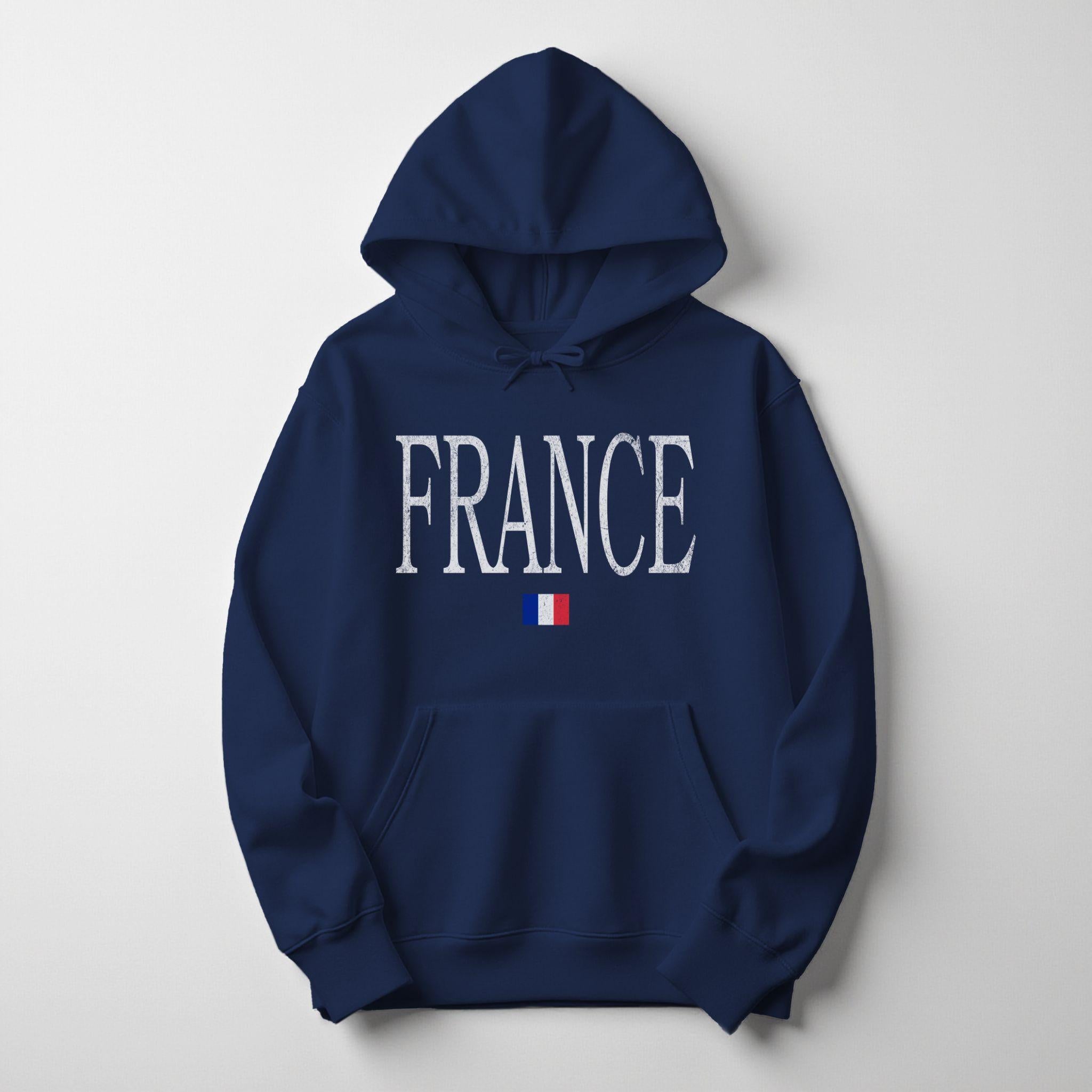 Distressed France Hoodie
