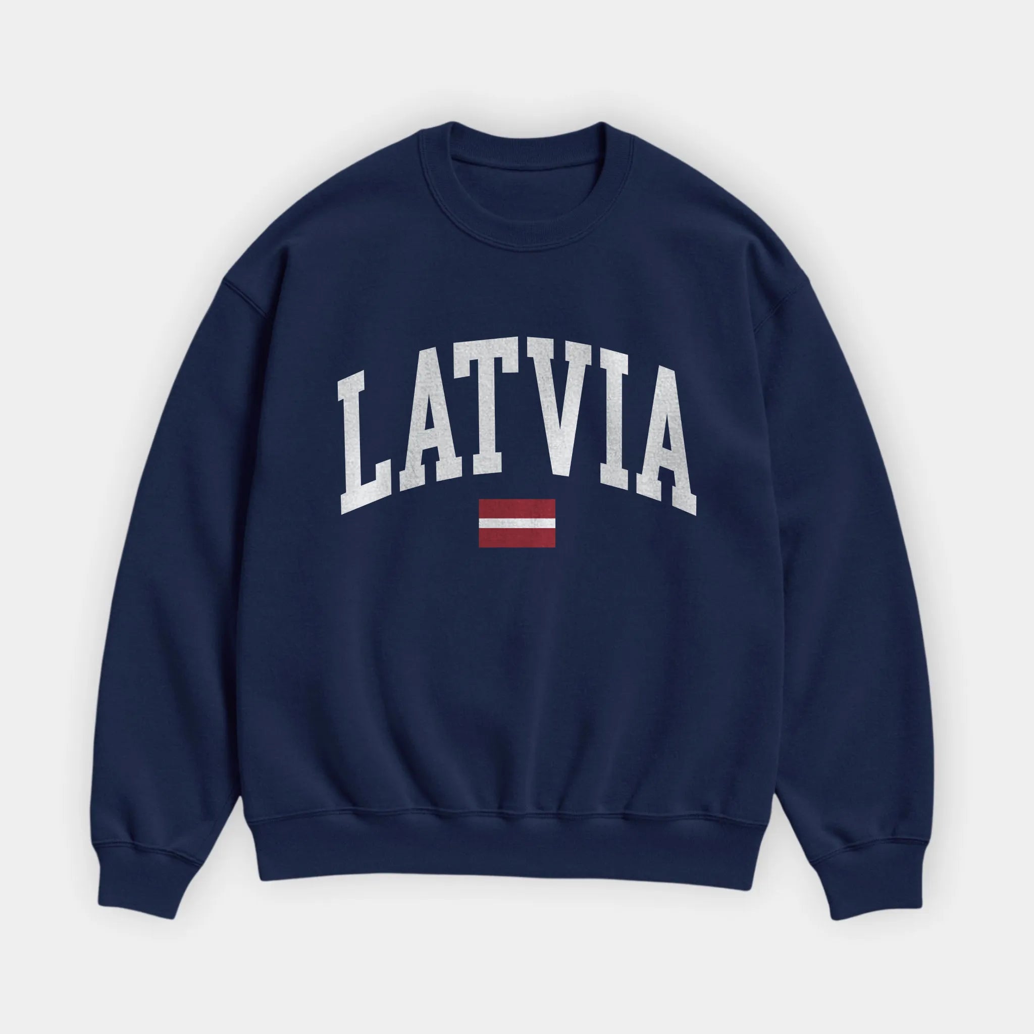 Latvia Collegiate Flag Sweatshirt