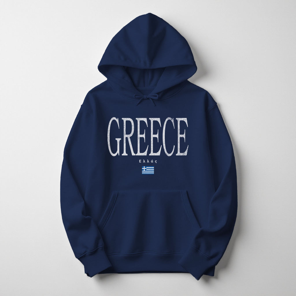 Distressed Greece Hoodie