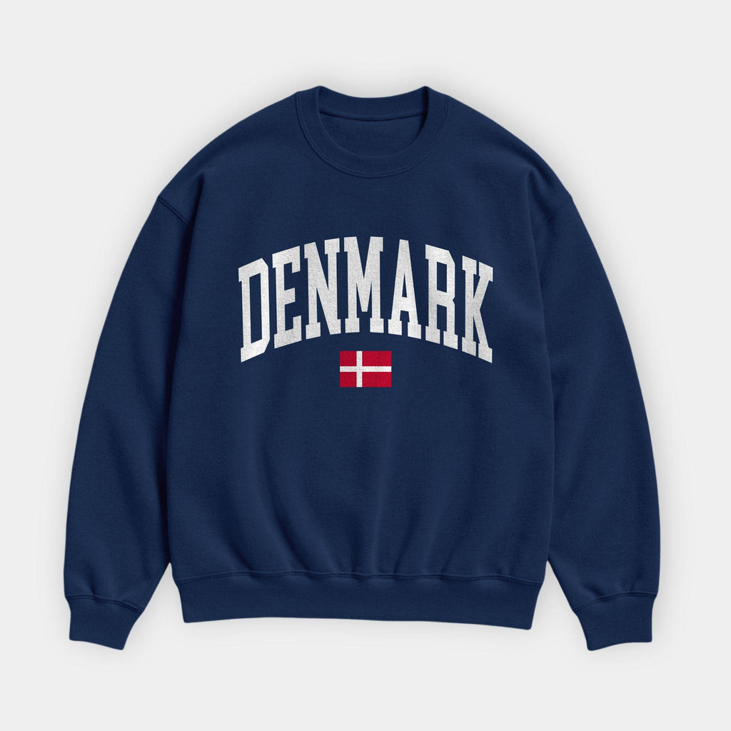 Denmark Collegiate Flag Sweatshirt
