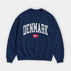 Denmark Collegiate Flag Sweatshirt
