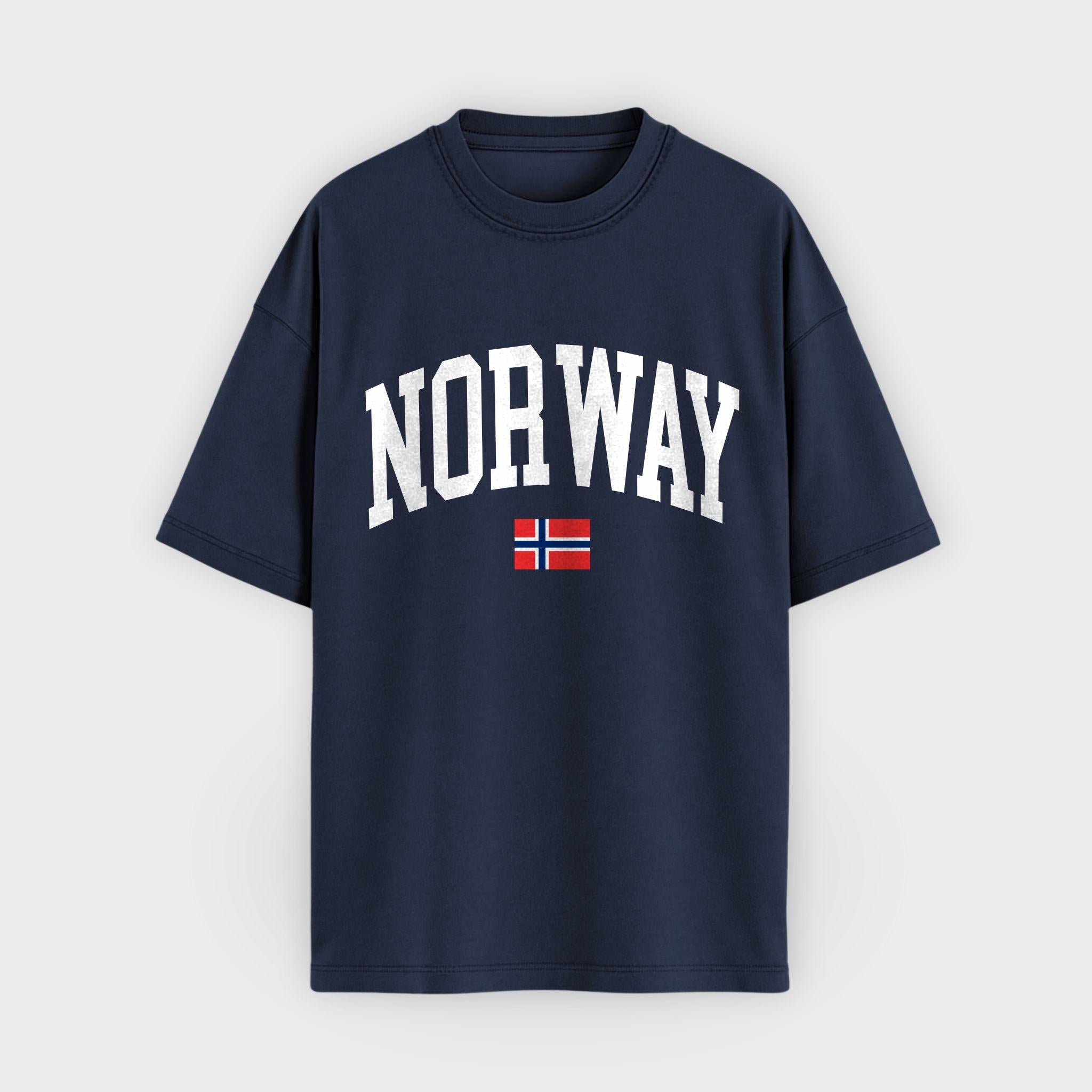Norway Collegiate Flag T-Shirt