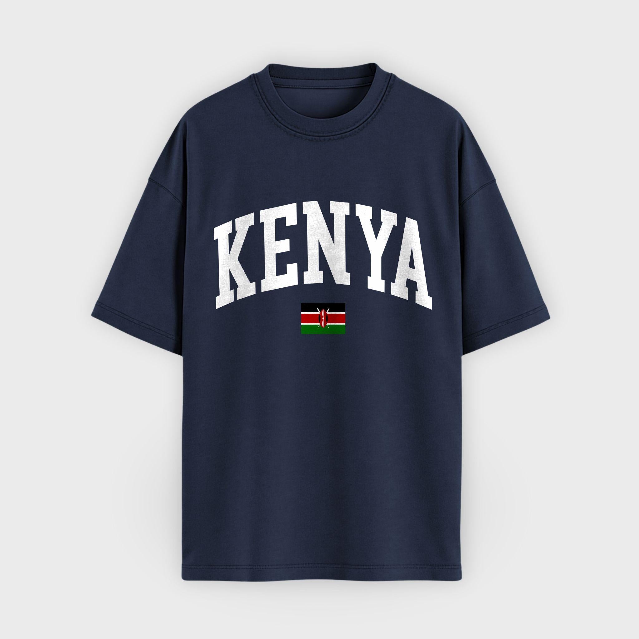 Kenya Collegiate Flag T-Shirt