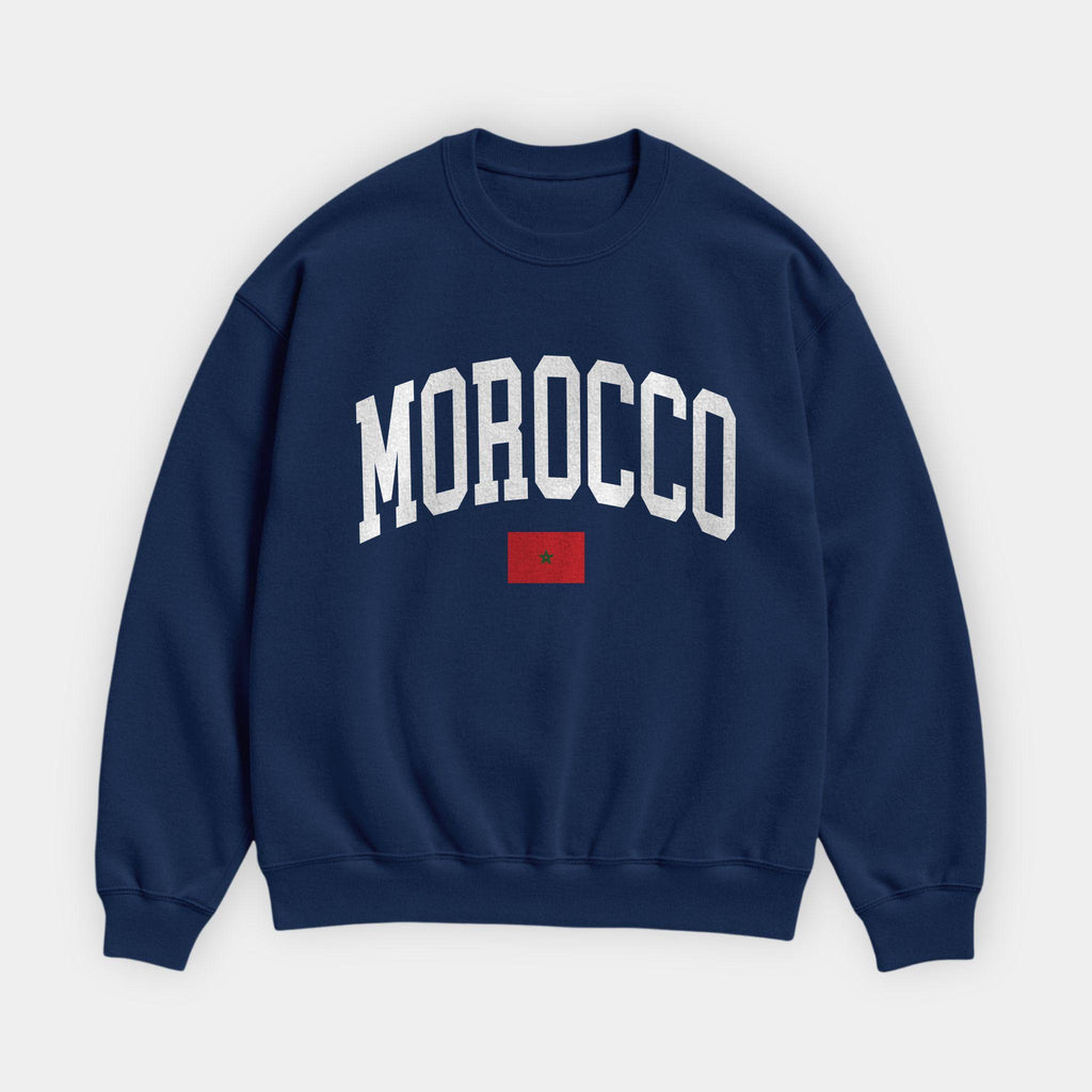 Morocco Collegiate Flag Sweatshirt