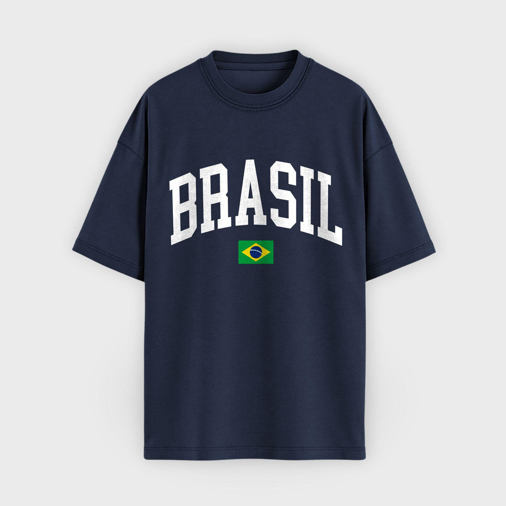 Brasil Collegiate Flag T-Shirt