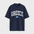 Greece Collegiate Flag T-Shirt